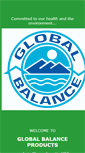 Mobile Screenshot of globalbalanceproducts.com